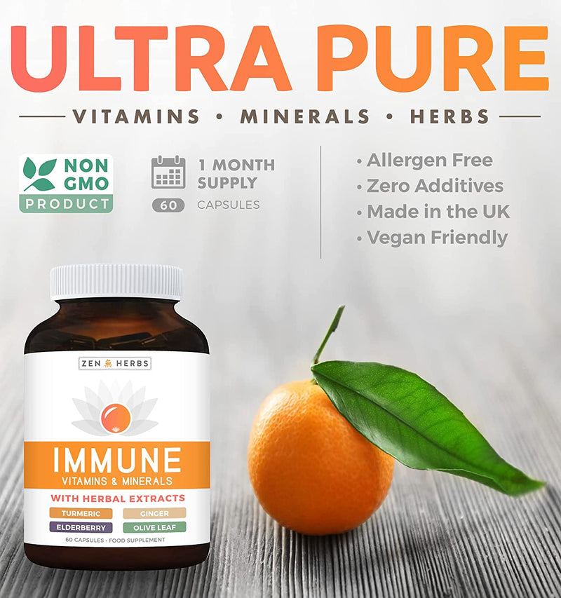 Ultra Pure. 1-month supply. non-GMO, Allergen Free, zero additives, made in the UK & vegan friendly.