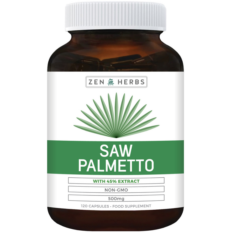 Saw Palmetto 120 Capsules (NON-GMO)